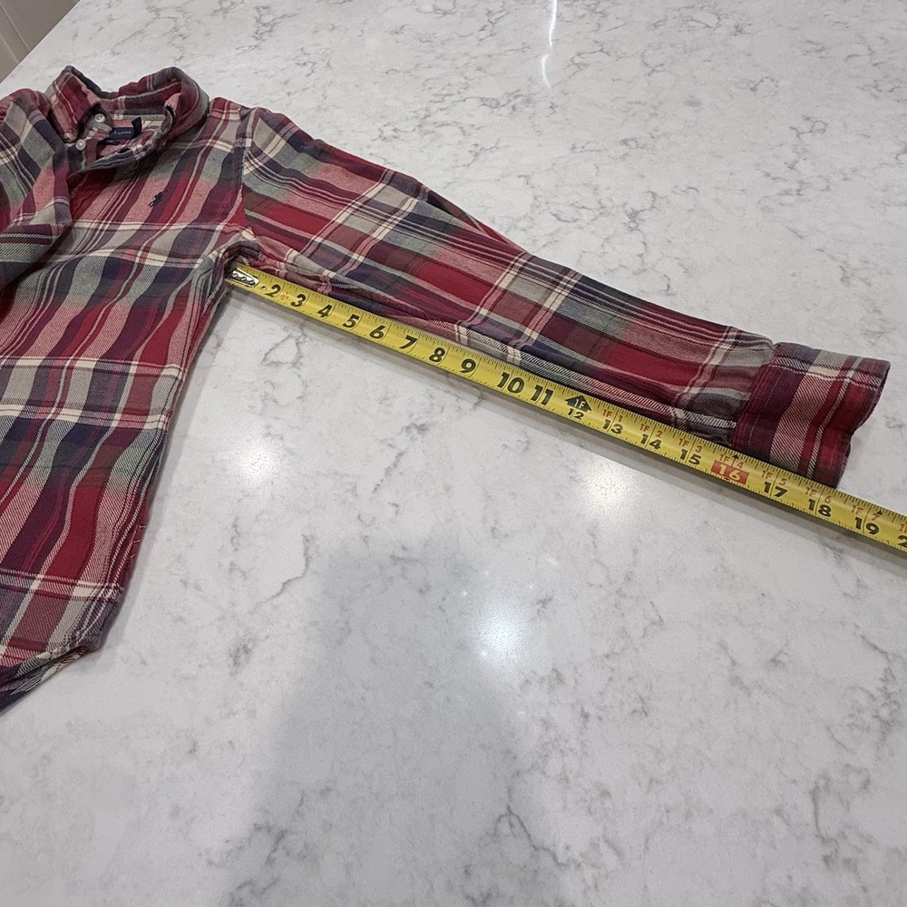 Polo Ralph Lauren Women's S Plaid Flannel Button Down Shirt - Picture 12 of 12